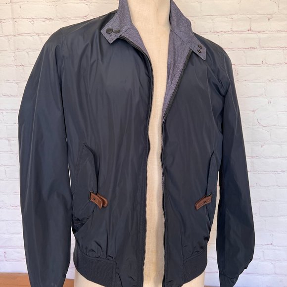 Massino Dutti - Reversible Windbreaker - Like New -Navy - Size XL - Picture 7 of 15